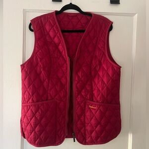 Barbour Women's Quilted Vest - Red